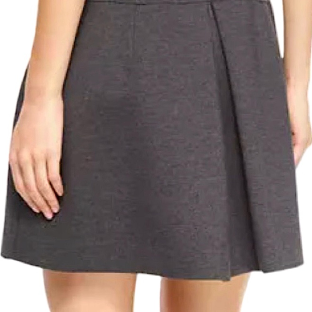 VINCE.EUC. “Ponte” pleated drop waist midi dress.Sleeveless.Charcoal grey.Size 0 - Picture 4 of 15